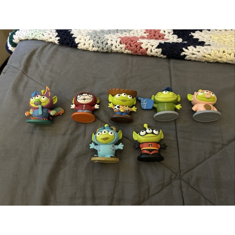 Disney Toy Story Alien Pixar Remix Figures Incredibles Monsters inc Lot of 7